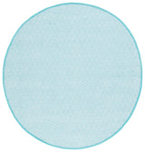 Safavieh Montauk 6'-0" x 6'-0" Rug in Ivory / Aqua