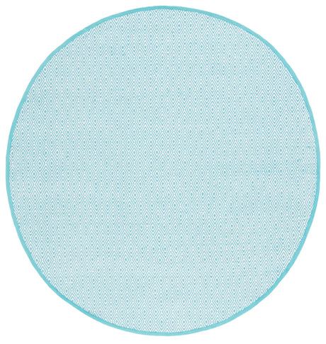 Safavieh Montauk 6'-0" x 6'-0" Rug in Ivory / Aqua