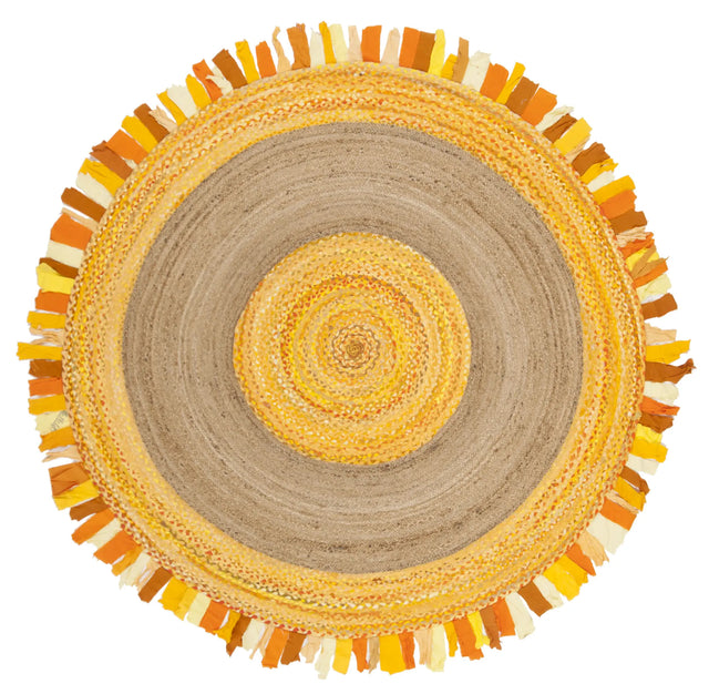 Safavieh Cape Cod 6'-0" x 6'-0" Rug in Gold / Natural