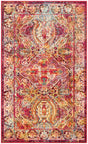 Safavieh Crystal 3'-0" x 5'-0" Rug in Fuchsia / Light Blue