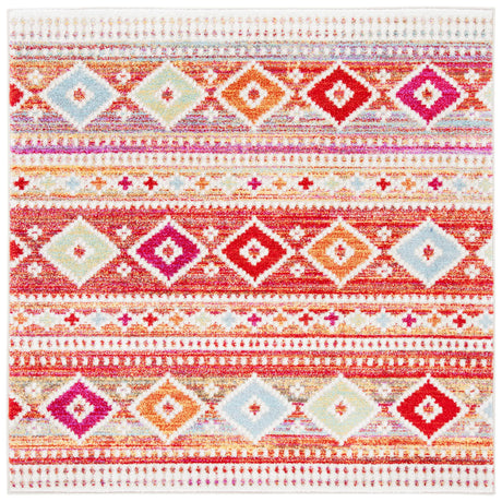 Safavieh Adirondack 6'-0" x 6'-0" Rug in Rust / Ivory