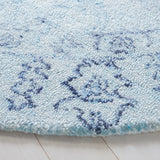 Safavieh Marquee 6'-0" x 6'-0" Rug in Light Blue / Navy