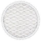 Safavieh Casablanca 7'-0" x 7'-0" Rug in Ivory / Grey