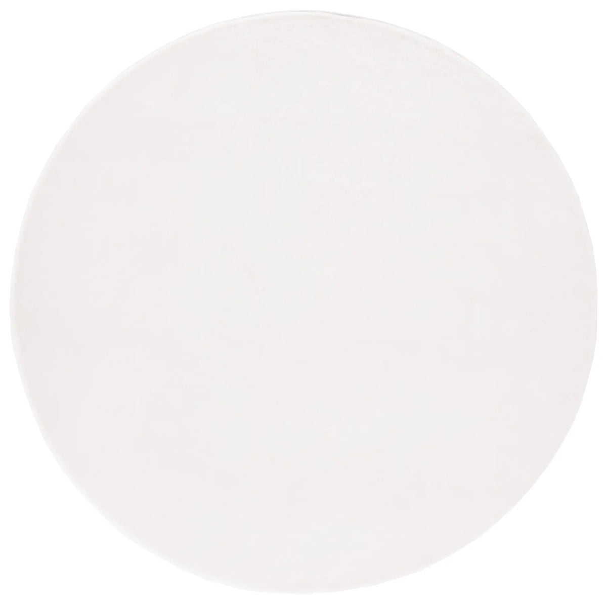 Safavieh Faux Rabbit Fur 6'-0" x 6'-0" Rug in Off White