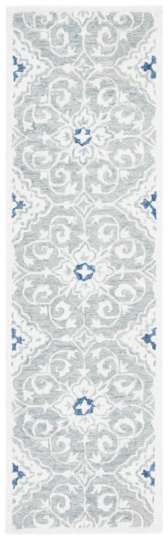 Safavieh Roslyn 2'-3" x 8'-0" Rug in Ivory / Blue
