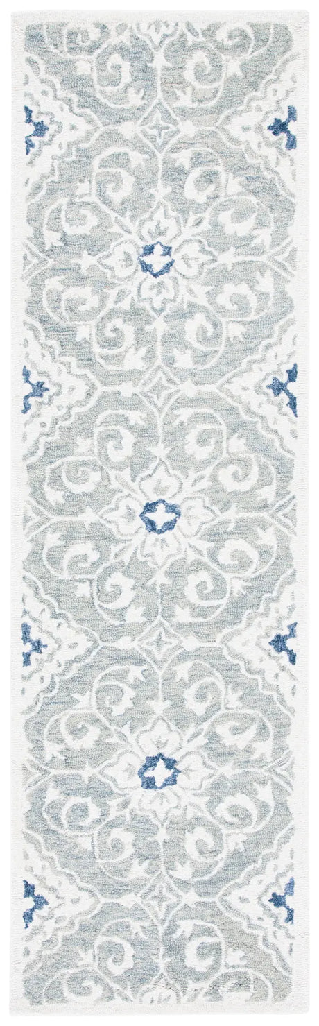 Safavieh Roslyn 2'-3" x 8'-0" Rug in Ivory / Blue
