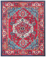 Safavieh Monaco 10'-0" x 14'-0" Rug in Red / Turquoise