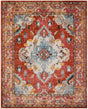 Safavieh Monaco 10'-0" x 14'-0" Rug in Orange / Light Blue