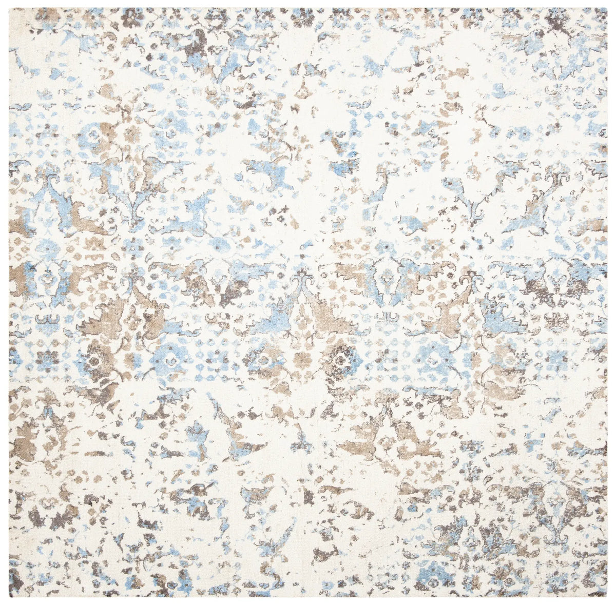 Safavieh Expression 6'-0" x 6'-0" Rug in Ivory / Blue