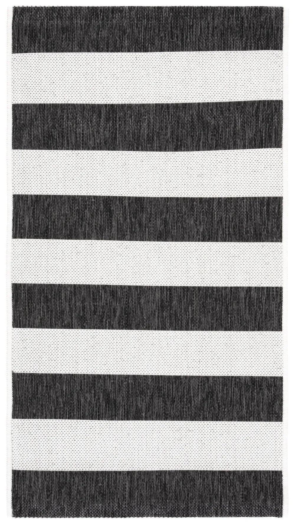 Safavieh Courtyard 2'-0" x 3'-7" Rug in Ivory / Black