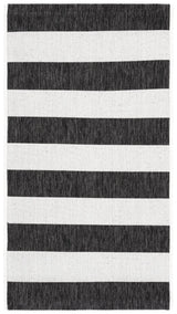 Safavieh Courtyard 2'-0" x 3'-7" Rug in Ivory / Black