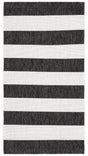 Safavieh Courtyard 2'-0" x 3'-7" Rug in Ivory / Black