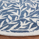 Safavieh Jardin 5'-0" x 5'-0" Rug in Blue / Ivory