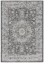 Safavieh Courtyard 5'-3" x 7'-7" Rug in Grey / Black