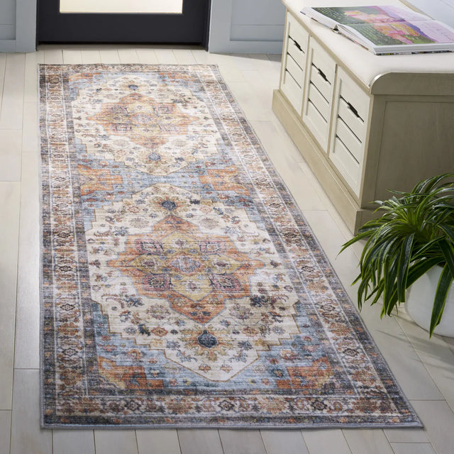 Safavieh Arizona 2'-6" x 8'-0" Rug in Light Brown / Rust