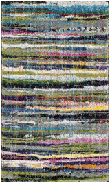 Safavieh Fiesta Shag 3'-0" x 5'-0" Rug in Multi