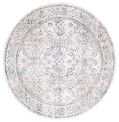 Safavieh Moondust 600 6'-0" x 6'-0" Rug in Ivory / Blue