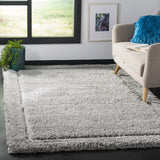 Safavieh Glamour Shag 4'-0" x 6'-0" Rug in Grey