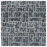 Safavieh Cambridge 6'-0" x 6'-0" Rug in Black / Ivory