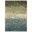 Oriental Weavers Sphinx Reed Re08A Blue/ Green Rug - main flat