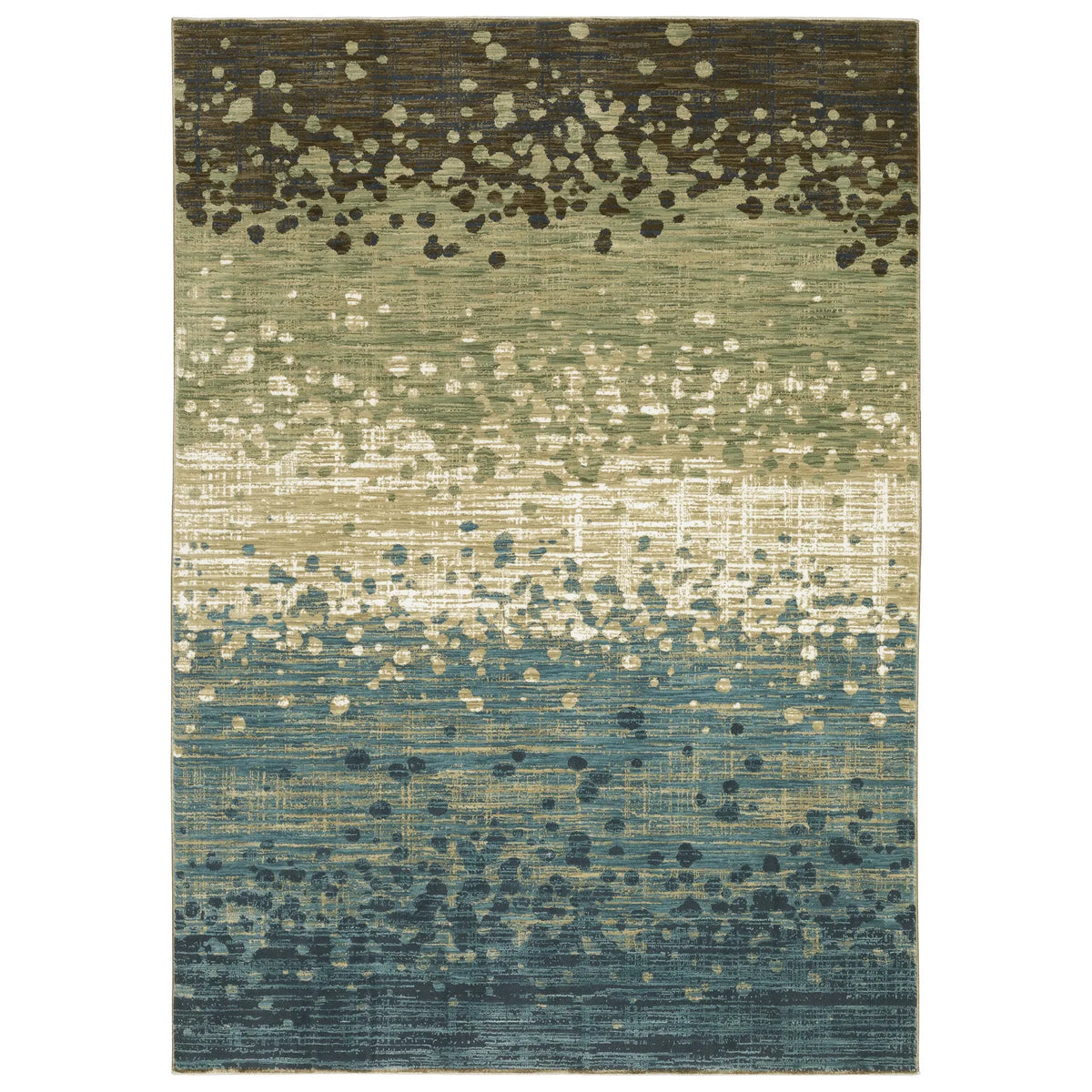 Oriental Weavers Sphinx Reed Re08A Blue/ Green Rug - main flat