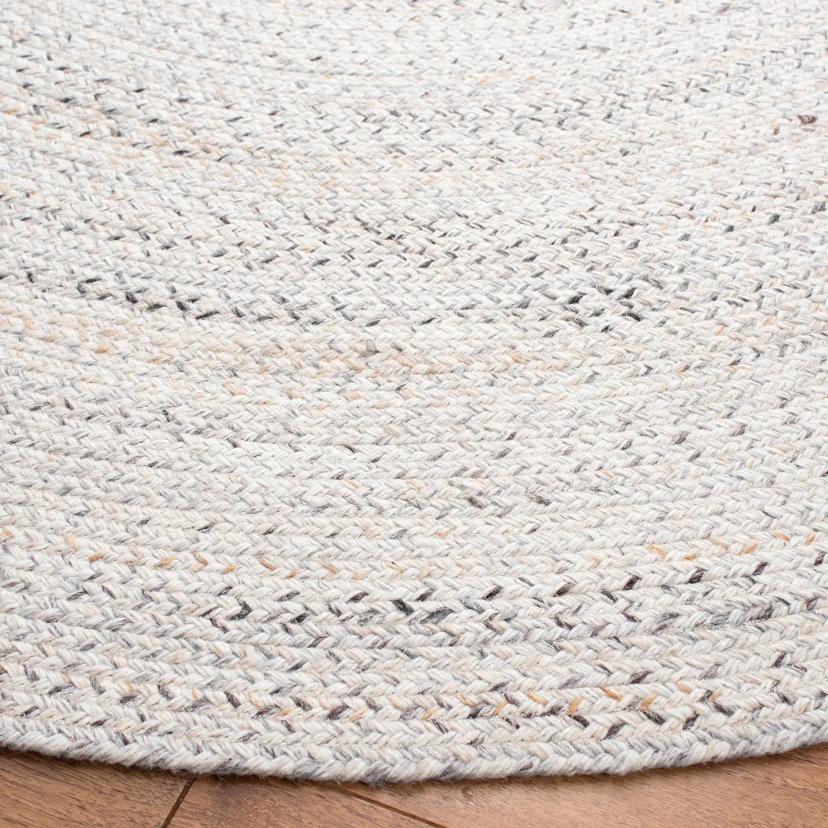 Safavieh Braided 6'-0" x 6'-0" Rug in Ivory