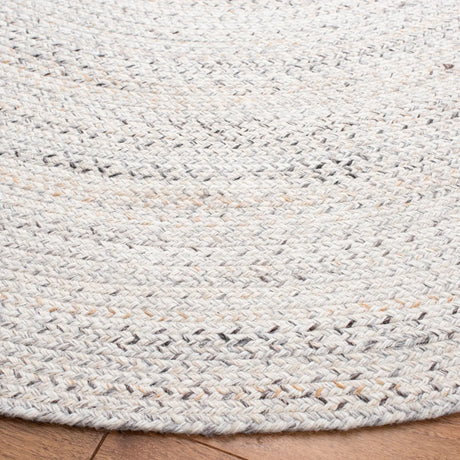 Safavieh Braided 6'-0" x 6'-0" Rug in Ivory