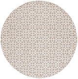 Safavieh Audrey 6'-0" x 6'-0" Rug in Taupe / Ivory