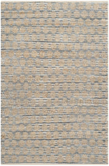 Safavieh Cape Cod 4'-0" x 6'-0" Rug in Black / Natural