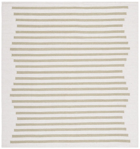 Safavieh Montauk 6'-0" x 6'-0" Rug in Ivory / Light Green