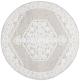 Safavieh Ebony 6'-0" x 6'-0" Rug in Ivory / Taupe