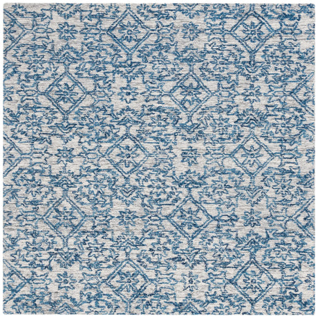 Safavieh Micro-Loop 5'-0" x 5'-0" Rug in Blue