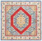 Safavieh Antiquity 6'-0" x 6'-0" Rug in Blue / Red