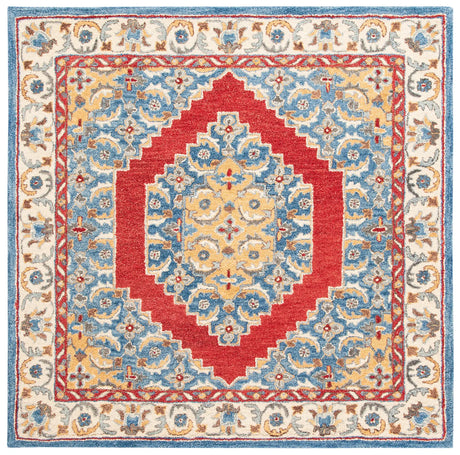 Safavieh Antiquity 6'-0" x 6'-0" Rug in Blue / Red