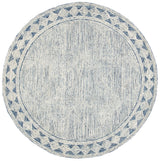 Safavieh Abstract 6'-0" x 6'-0" Rug in Ivory / Navy