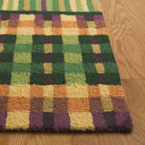 Safavieh Metro 4'-0" x 6'-0" Rug in Green / Gold