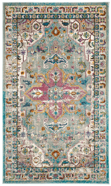 Safavieh Aria 3'-0" x 5'-0" Rug in Green / Creme