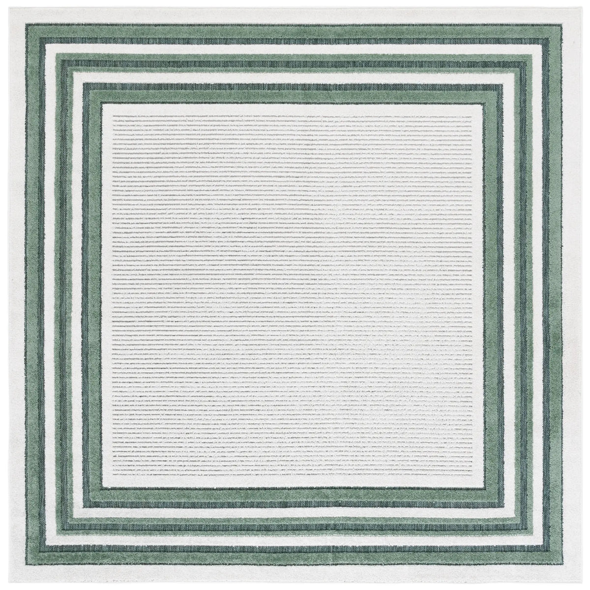 Safavieh Cabana 6'-7" x 6'-7" Rug in Ivory / Green