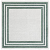 Safavieh Cabana 6'-7" x 6'-7" Rug in Ivory / Green