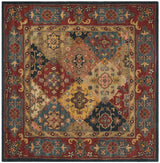 Safavieh Heritage 6'-0" x 6'-0" Rug in Red / Multi