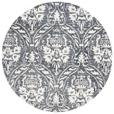 Safavieh Abstract 6'-0" x 6'-0" Rug in Ivory / Navy