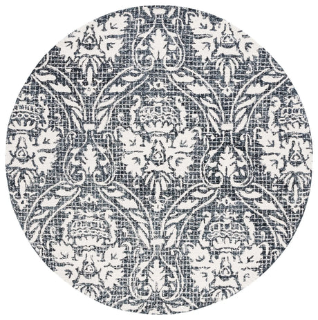 Safavieh Abstract 6'-0" x 6'-0" Rug in Ivory / Navy