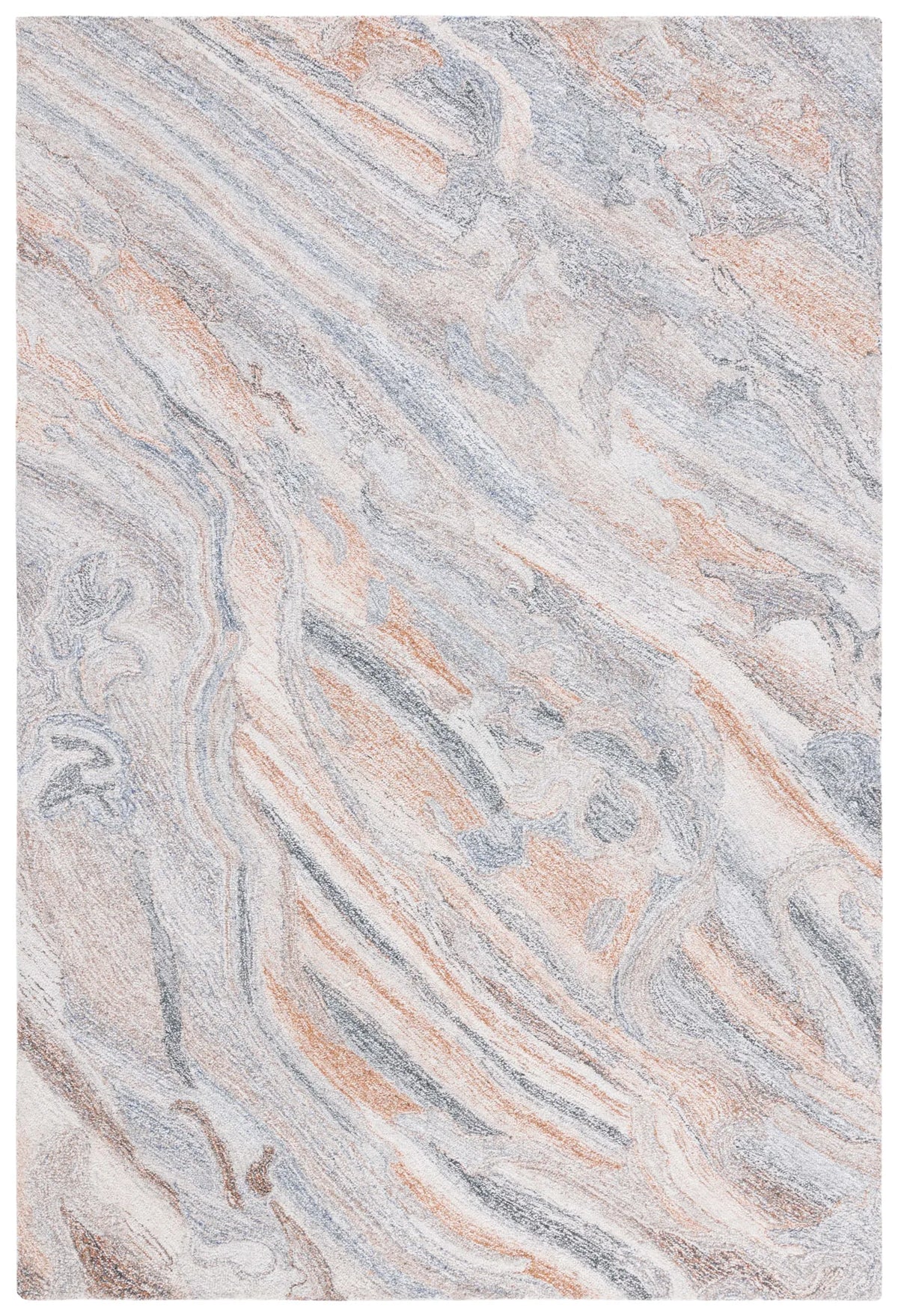 Safavieh Abstract 4'-0" x 6'-0" Rug in Grey / Brown