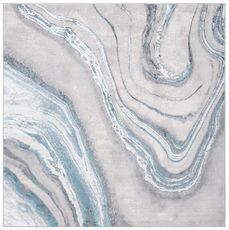 Safavieh Orchard 6'-7" x 6'-7" Rug in Grey / Blue