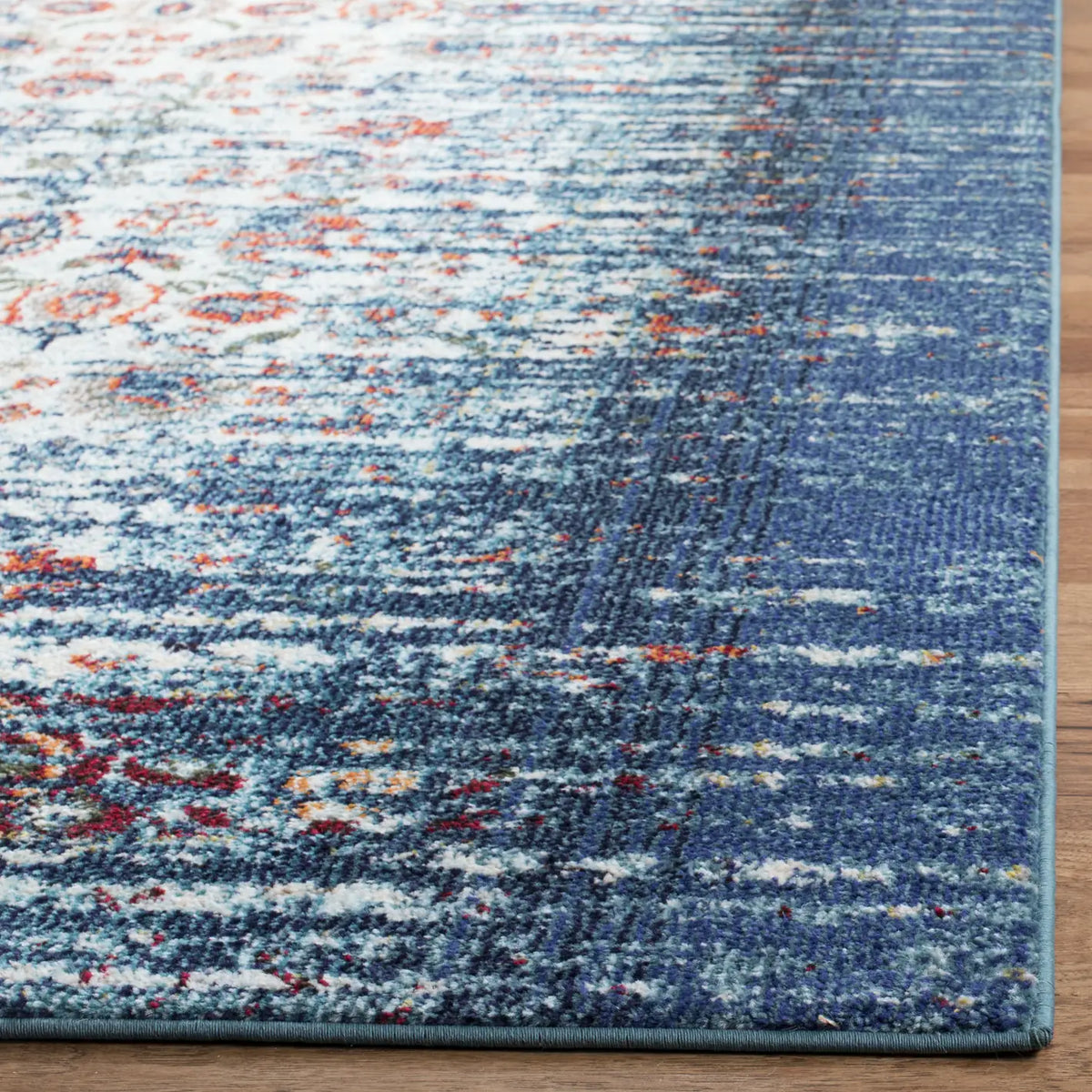 Safavieh Monaco 4'-0" x 5'-7" Rug in Blue / Ivory