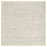 Safavieh Natural Fiber 6'-0" x 6'-0" Rug in Black / Ivory