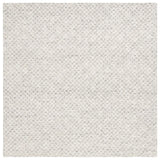 Safavieh Ebony 6'-0" x 6'-0" Rug in Grey / Ivory