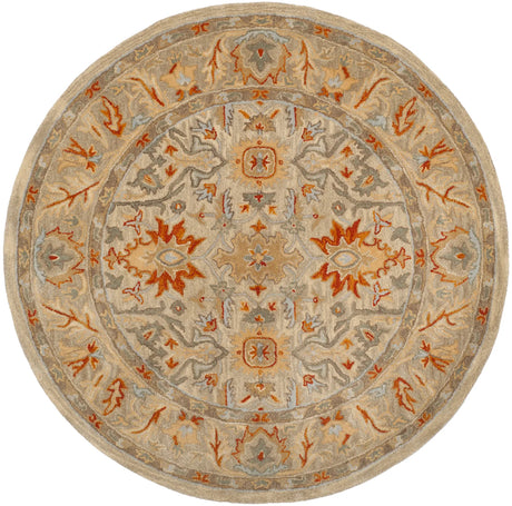 Safavieh Antiquity 6'-0" x 6'-0" Rug in Beige / Multi