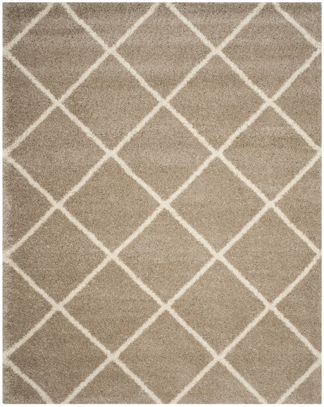 Safavieh Hudson Shag 10'-0" x 14'-0" Rug in Beige / Ivory