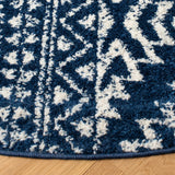 Safavieh Tulum 10'-0" x 10'-0" Rug in Navy / Ivory